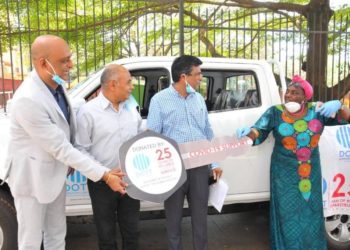 Dott Services Donates Pickup, 20 Trucks To COVID-19 Response Team