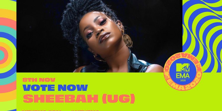 Sheebah nominated for MTV EMA 2020 Awards