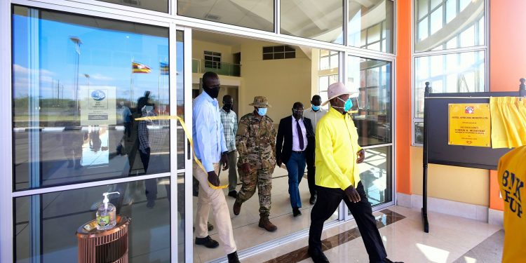 Museveni opens magnificent Hotel in Karamoja