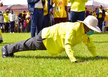 Museveni showcases stamina ahead of 2021 polling date