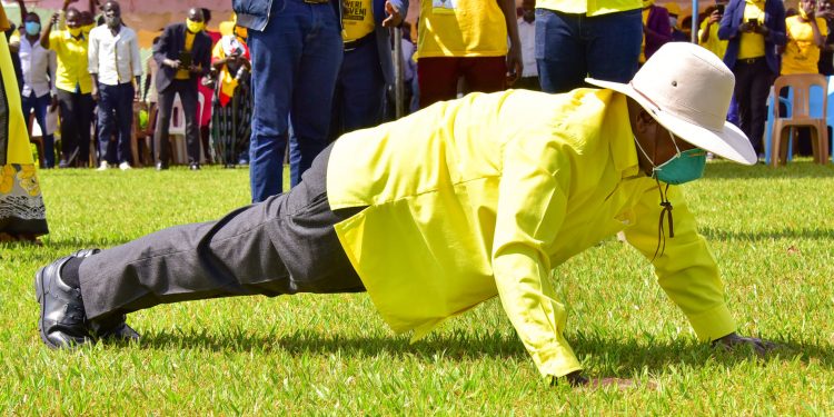 Museveni showcases stamina ahead of 2021 polling date