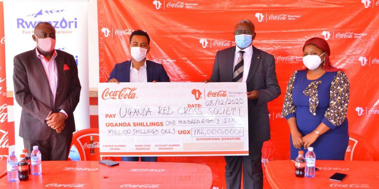 COVID19: Coca Cola donates Shs 186m to Uganda Red Cross
