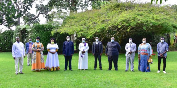 City Pastors pledge support to Museveni, pray Uganda