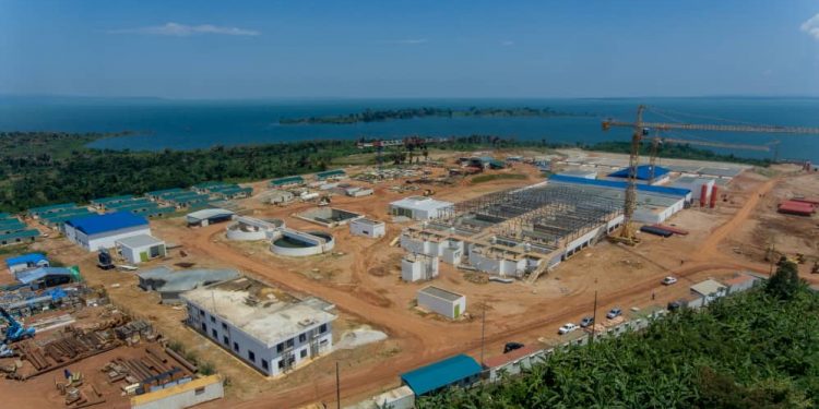 Final bend for 240 million litres per day NWSC Katosi project