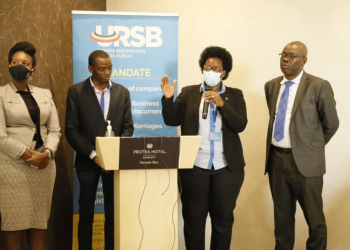 URSB Registrar General Mercy Kainobwisho marks 100 days in office with media breakfast