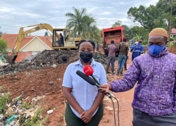 NMS cleans up Entebbe’s Lunyo garbage dumpsite