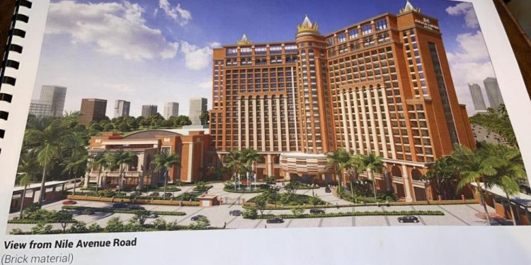 Artistic impression of the magnificent Kingdom Hotel unearthed