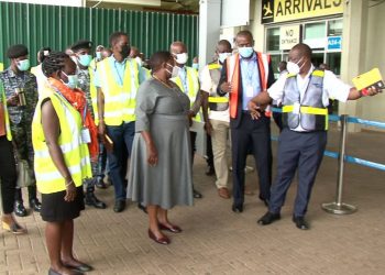 COVID19 RESPONSE: Prime Minister visits Entebbe airport