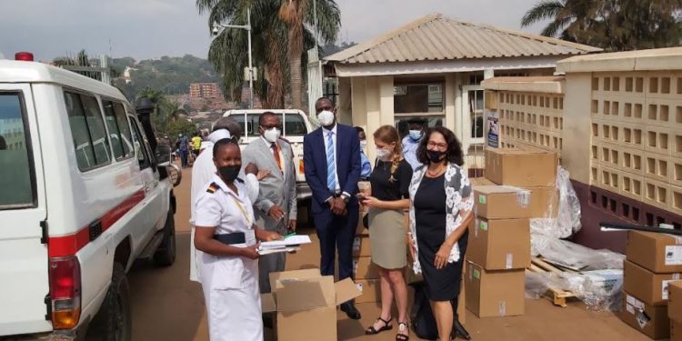 Germany donates Shs 407.5M ventilators to Mulago and Mbarara Hospitals