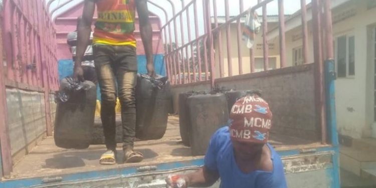 Over 6000 liters of substandard crude alcohol impounded