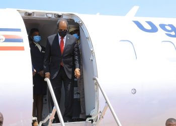Somalia President Hassan Mohamud in Uganda, seeks cordial bilateral relations