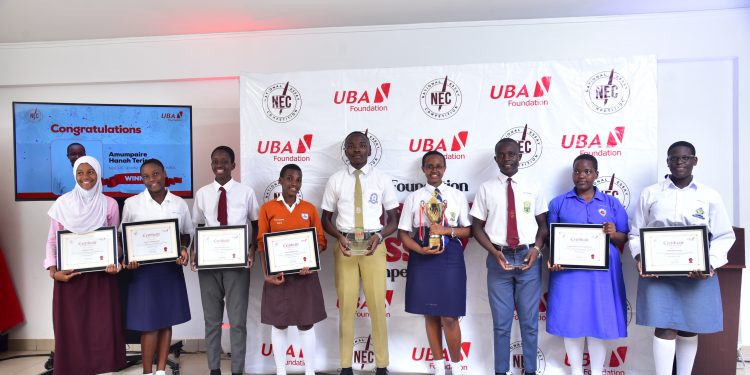 UBA Foundation NEC Winner awarded shs3.5m for University Tuition