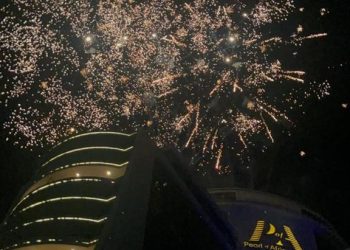 Pearl of Africa Hotel Dazzles In fireworks magnificent display