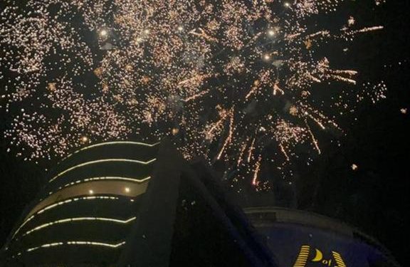 Pearl of Africa Hotel Dazzles In fireworks magnificent display