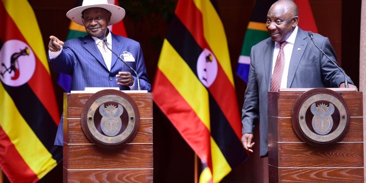 Museveni, Ramphosa call for greater trade in Africa