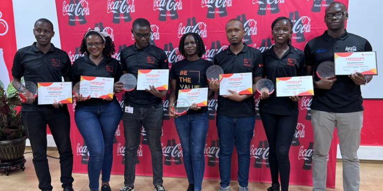 Coca-Cola Beverages Uganda employees their latest graduate trainees cohort
