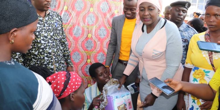 PHOTOS: Top Museveni Advisor Namyalo Delivers President’s Labour Day  Goodies To Namutumba Expectant Mothers