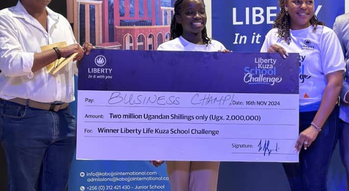 Liberty Life Assurance Uganda Concludes Kuza School Challenge with Seed Funding Handover to Student Entrepreneurs